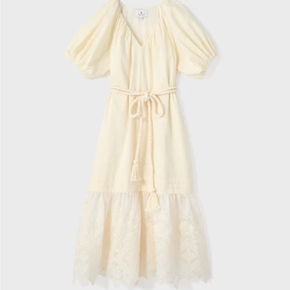 NWT TUCKERNUCK X STUDIO MCGEE
Cream Cotton Lace Juniper Dress - Picture 2 of 10